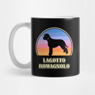 Lagotto Romagnolo Vintage Sunset Dog Mug